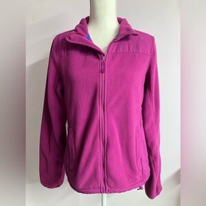 Aeropostale Women’s Fleece Jacket, Size L, Pinkish-Purple